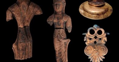 Trésor étrusque retrouvé dans un puits rituel de la cité antique de Kainua