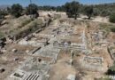 Vue des ruines du sanctuaire d'Apollon de Gortyne