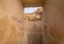 Intérieur de la tombe du juge découverte à Saqqarah et vieille de 4400 ans